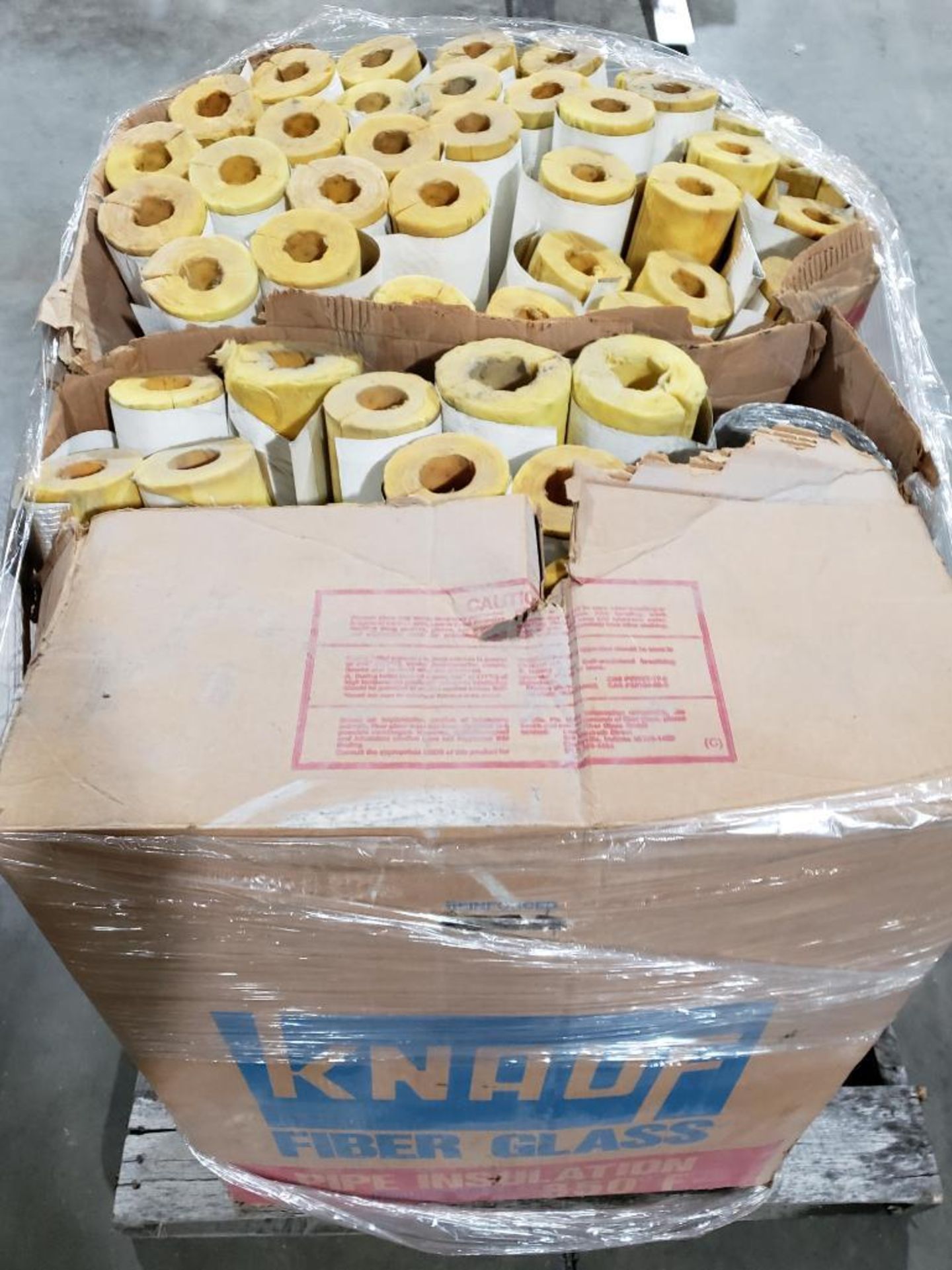 Large qty of Knauf fiberglass pipe insulation sections. Full range up to 850 degrees. - Image 6 of 6