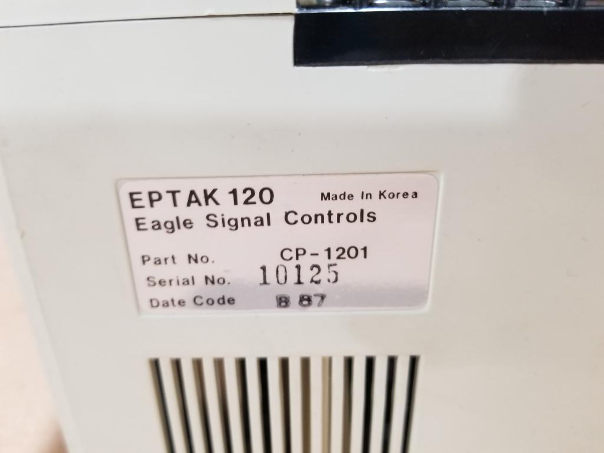 Eagle Signal Controls Eptak 120 PLC. Part number CP1201. - Image 2 of 5