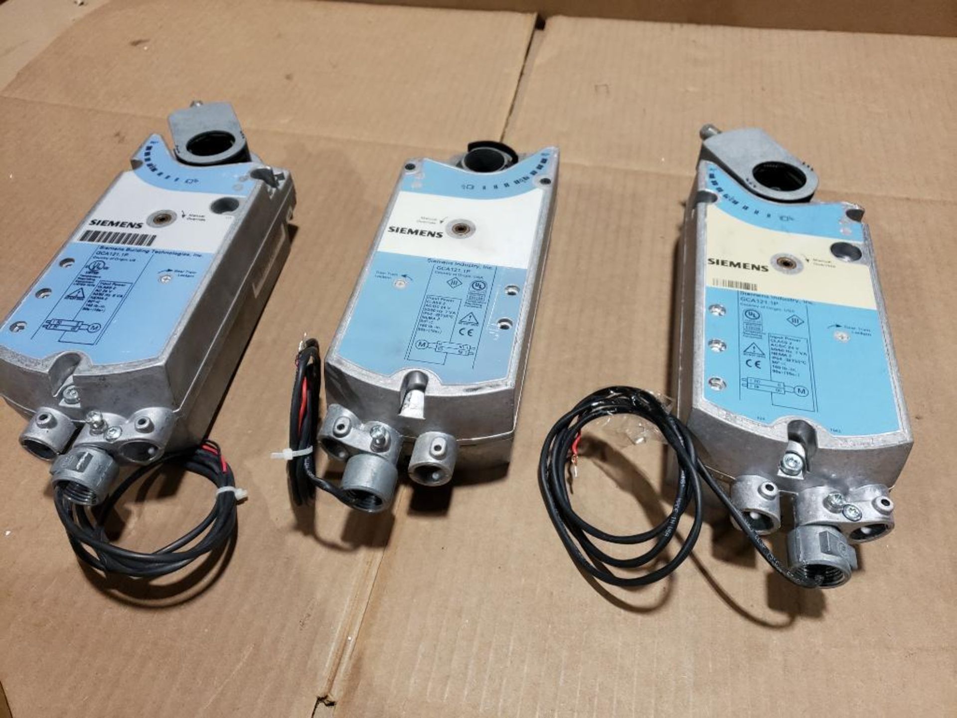 Qty 3 - Siemens actuator. Part number GCA121-1P. - Image 5 of 6