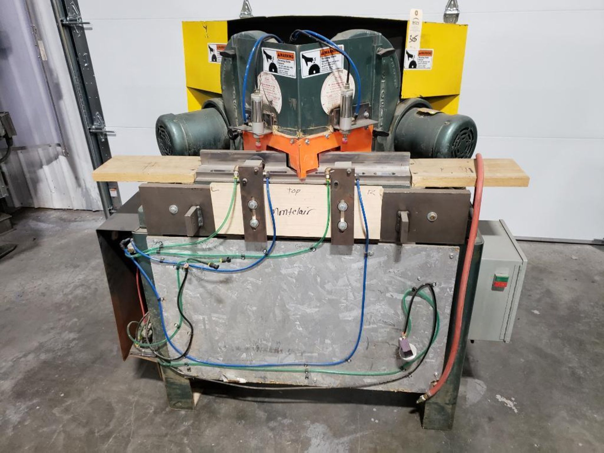 1/2hp Pistorius 90 degree bevel saw. 208-230/460v 3 phase.