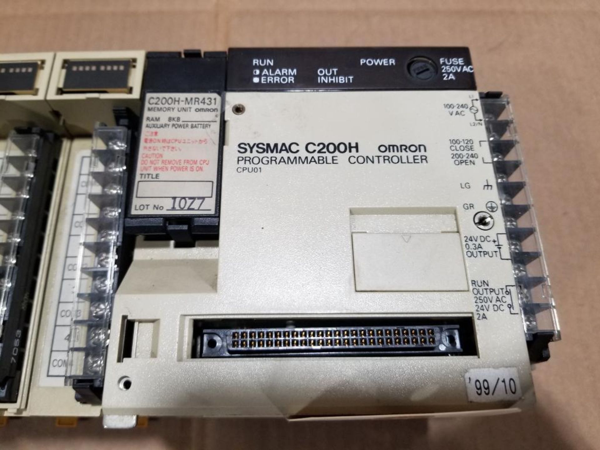 Omron Sysmac C200H programmable controller. - Image 2 of 7