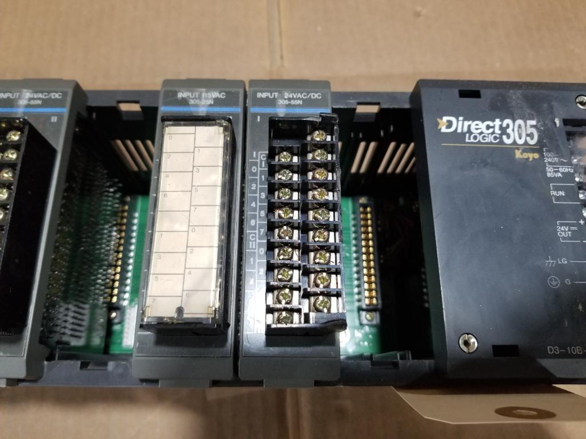 Direct Logic 305 Koyo PLC rack. - Image 4 of 8
