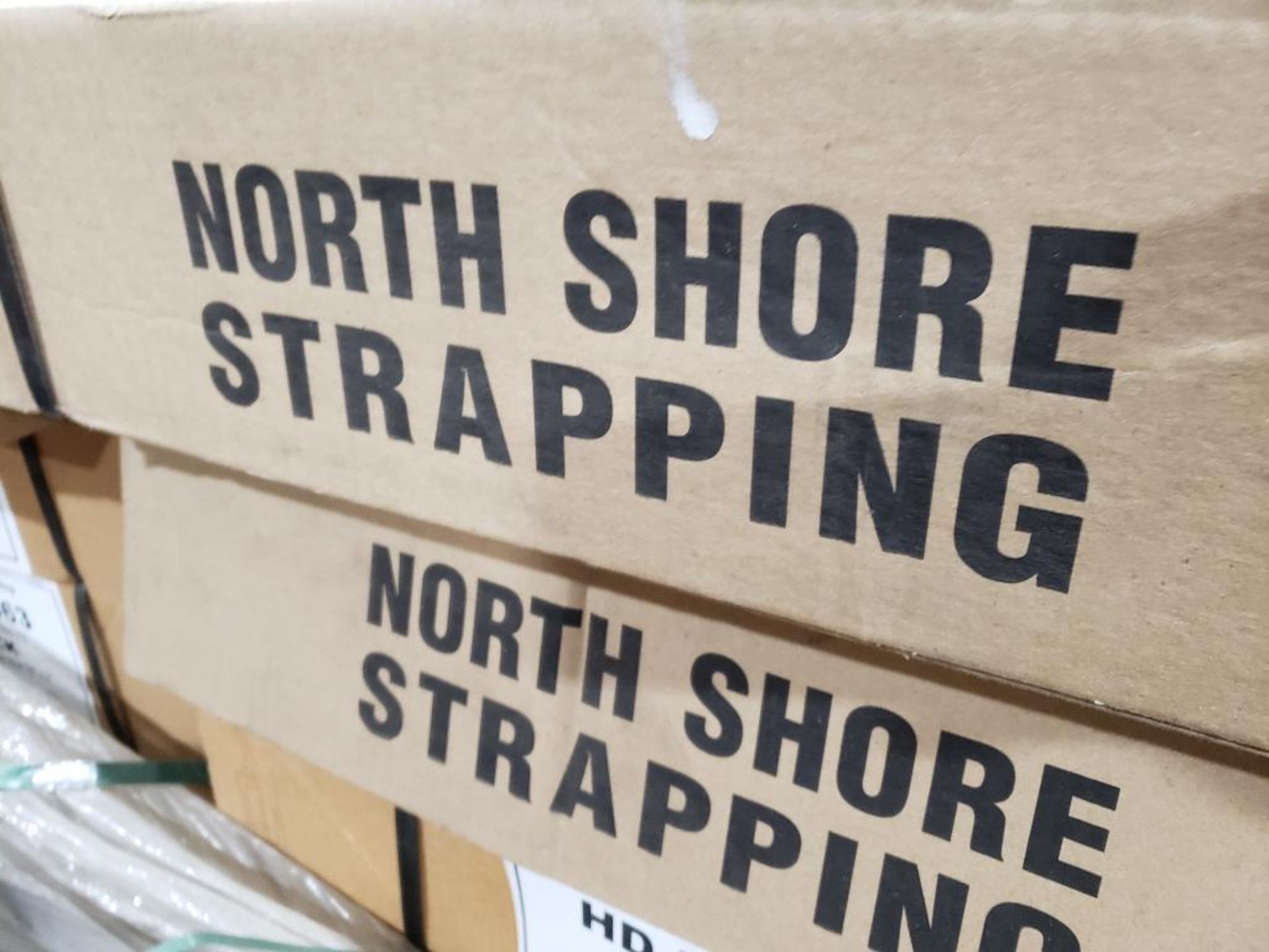 Qty 6 - Boxes North Shore packaging strapping. 3600ft/box. 1/2in wide. - Image 2 of 3