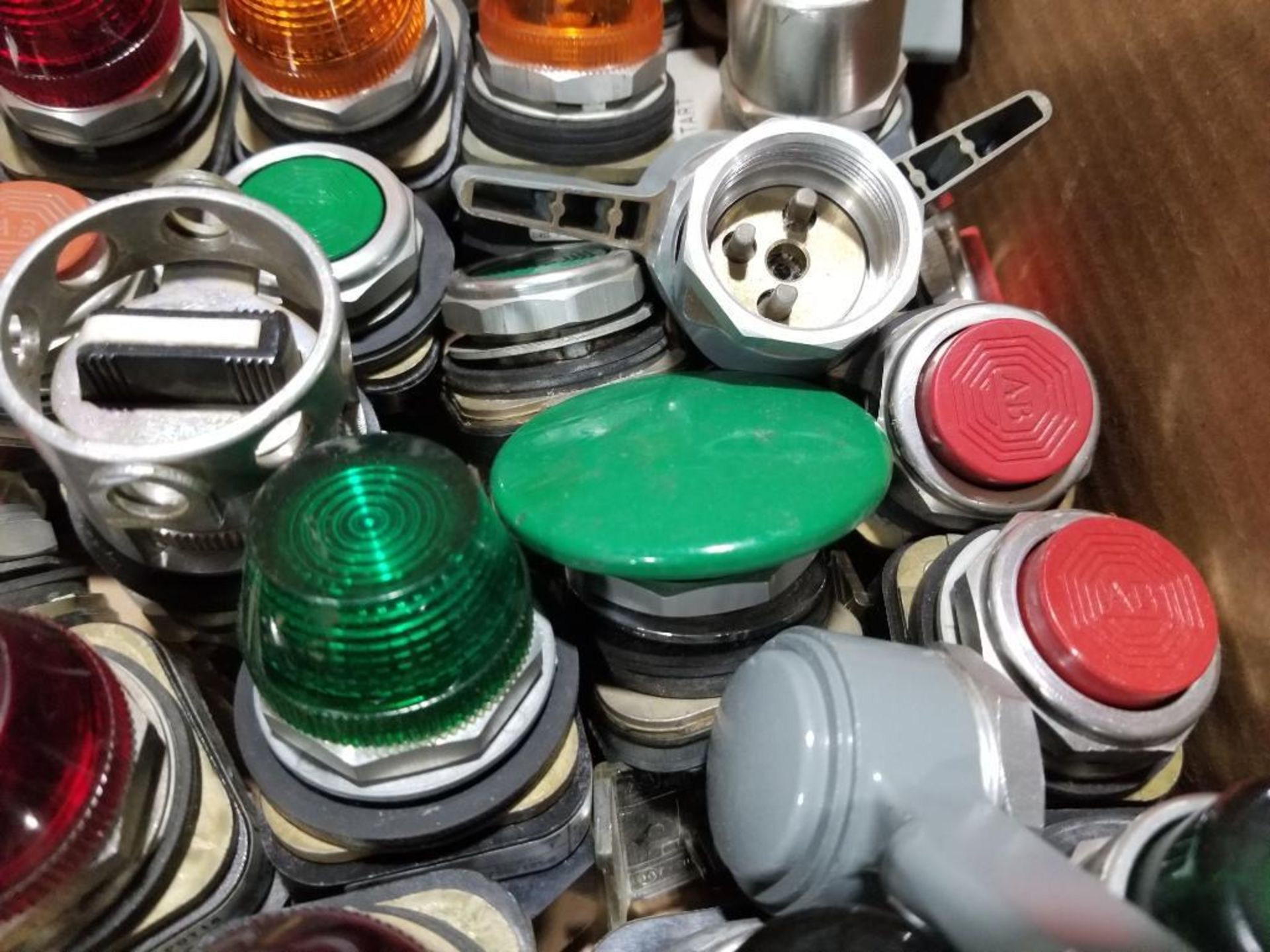 Large assortment of push buttons and pilot lights. - Image 6 of 11