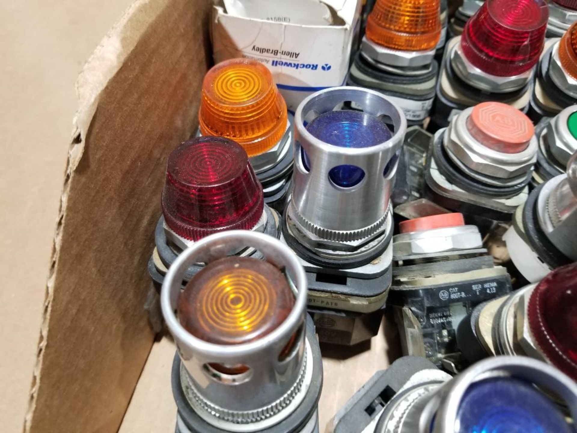 Large assortment of push buttons and pilot lights. - Image 8 of 11