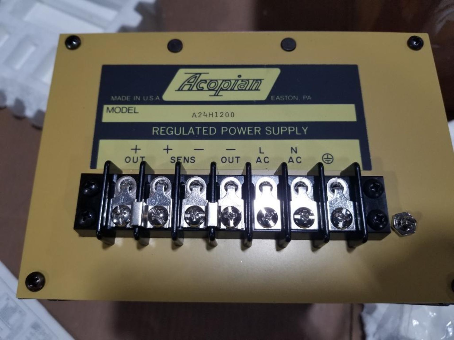 Acopian power supply. Model number A24H1200. - Image 2 of 4