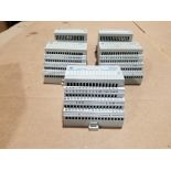 Qty 5 - Allen Bradley Flex 1/0 flex block.