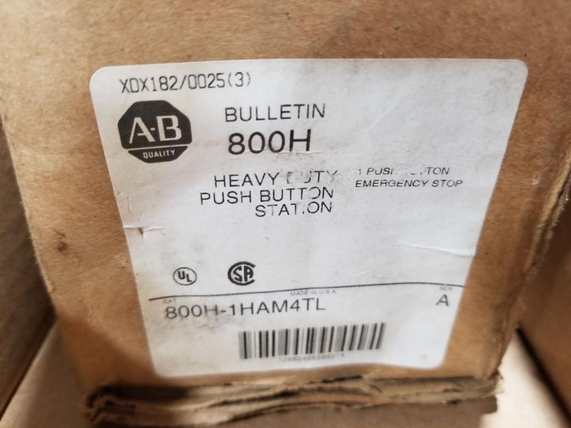 Allen Bradley push button station. Catalog number 800H-1HAM4TL. - Image 2 of 4