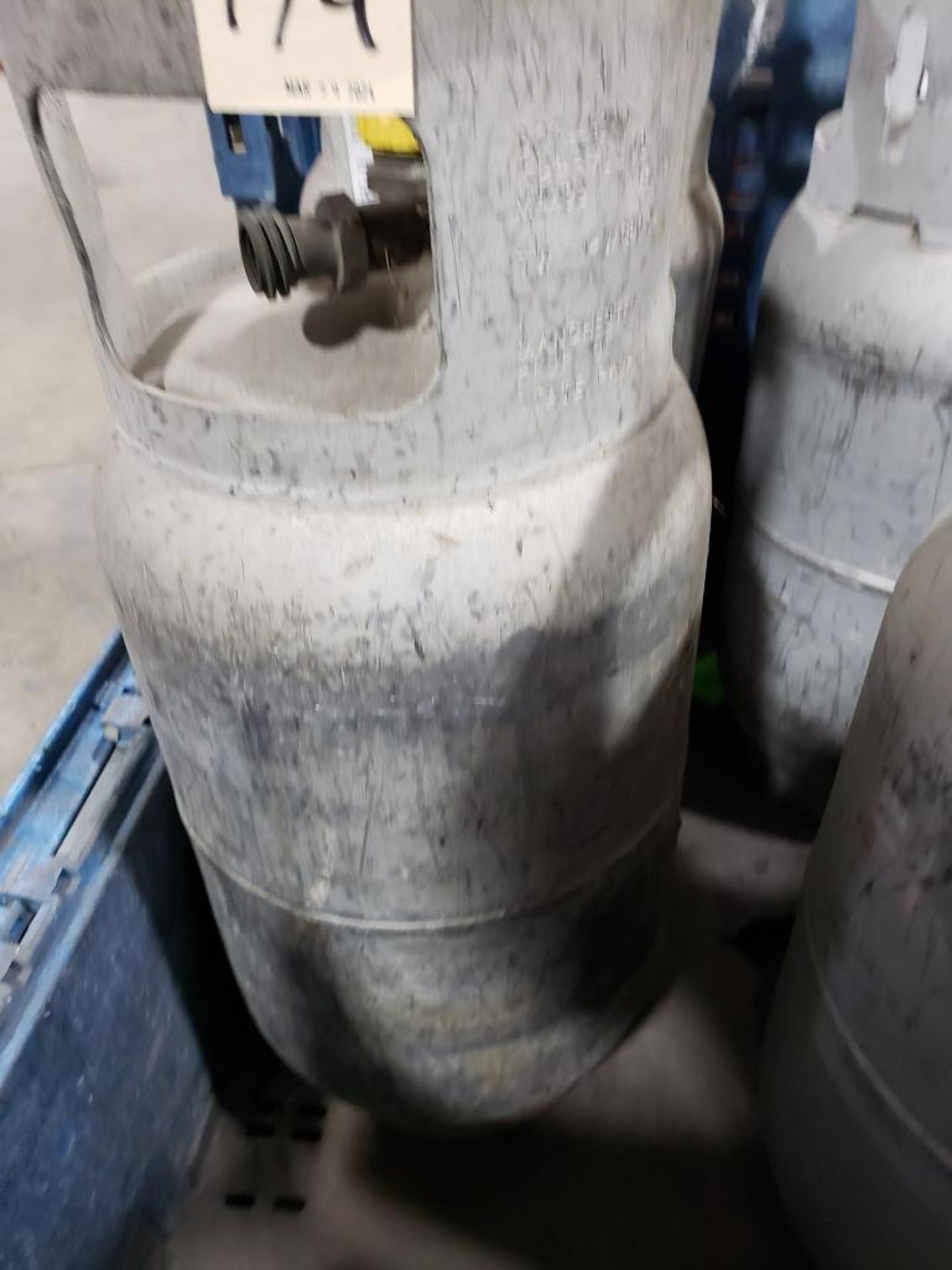 Qty 3 - Aluminum forklift propane tanks. - Image 2 of 7