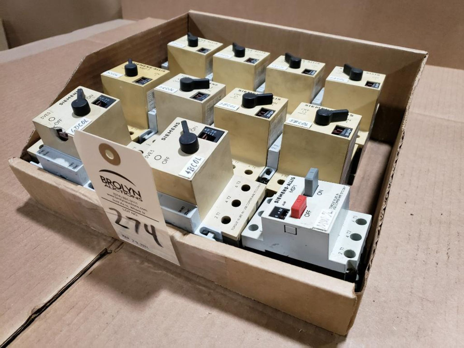 Qty 11 - Assorted starter contactors. - Image 8 of 8