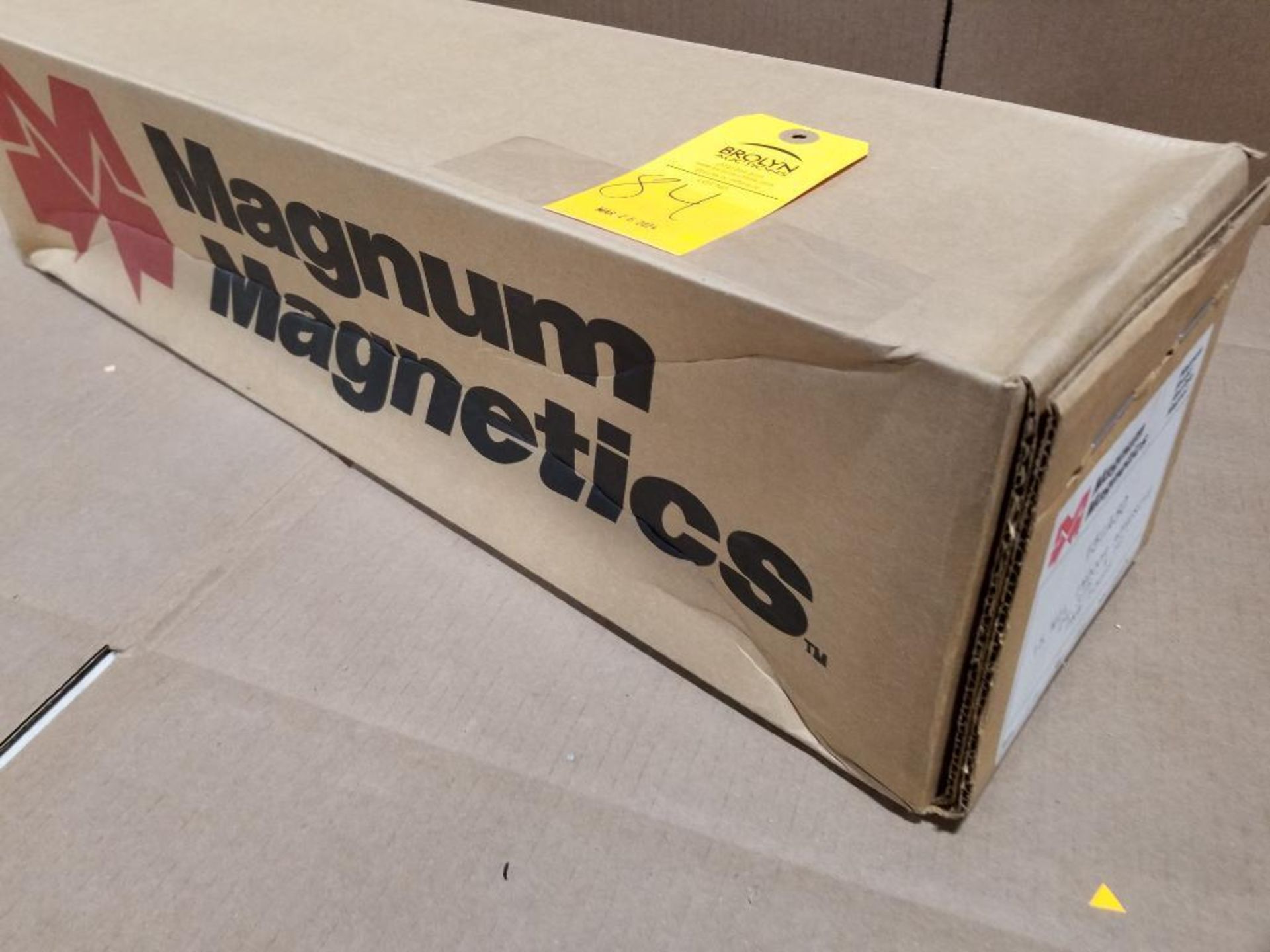 50ft - Magnum Magnetics sheeting roll. 15mil indoor adhesive. 24.375in x 50ft. Part # 15IA50.