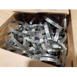 Qty 100 - Hose clamps. Size number 64. 3-9/16in through 4-1/2in.