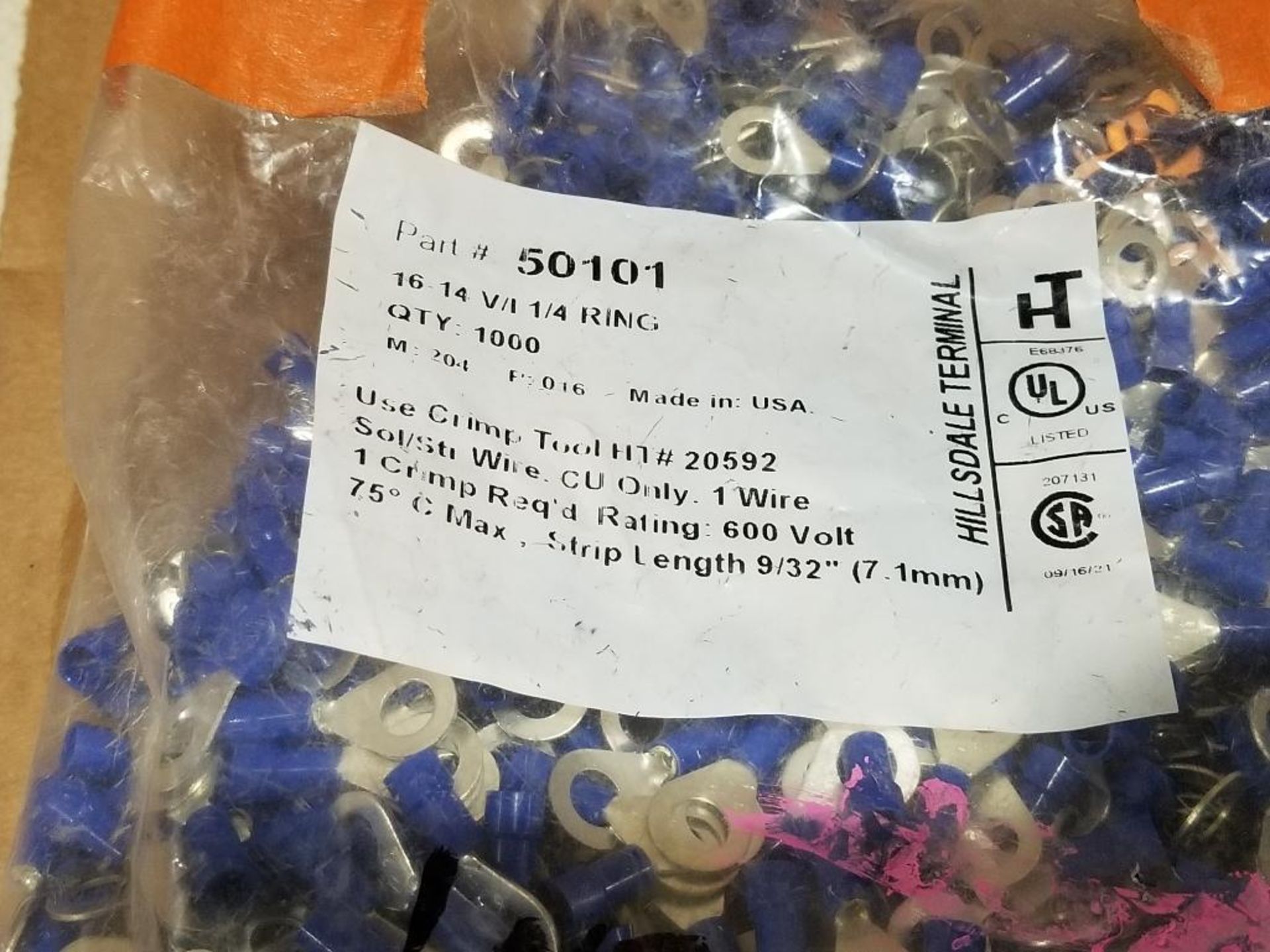 Qty 4 - Bags assorted electrical connectors. - Image 4 of 7
