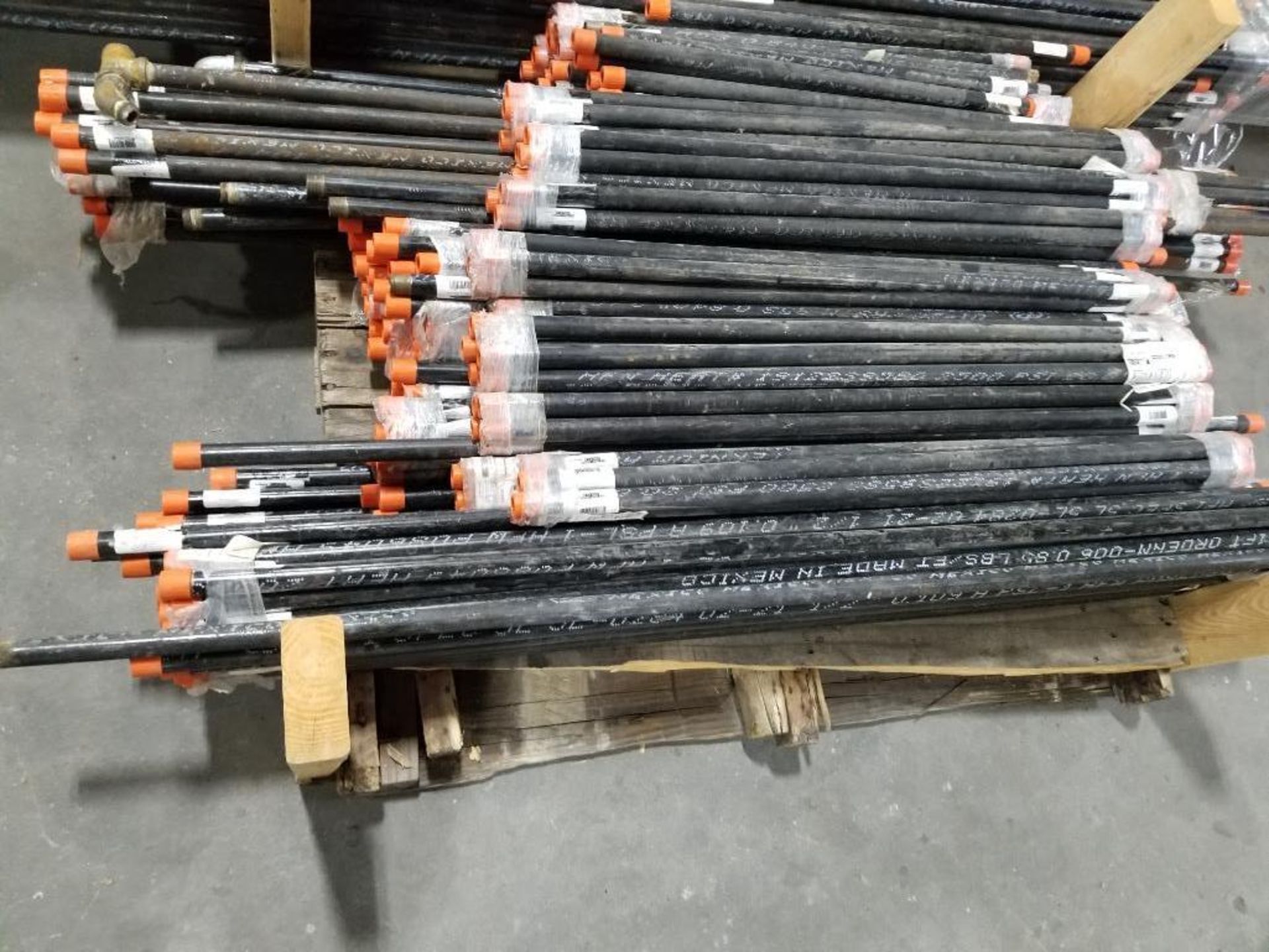 Large qty of black iron pipe.