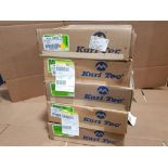 Qty 500 ft - Kuri-Tec clear vinyl tubing. 1/2in x 5/8in. 5 boxes of 100ft. Part number K050-0810X100
