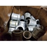 Qty 120 - Everflow 1/2in banded coupling galvanized.