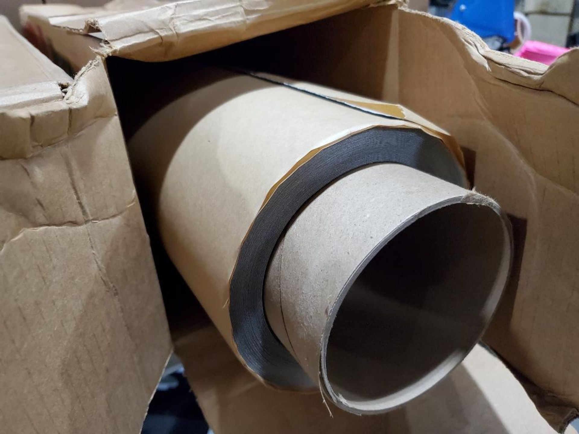 Qty 3 rolls - Magnum Magnetics flexible sheet magnet. Part number 100FF. 50ft roll. - Image 3 of 4