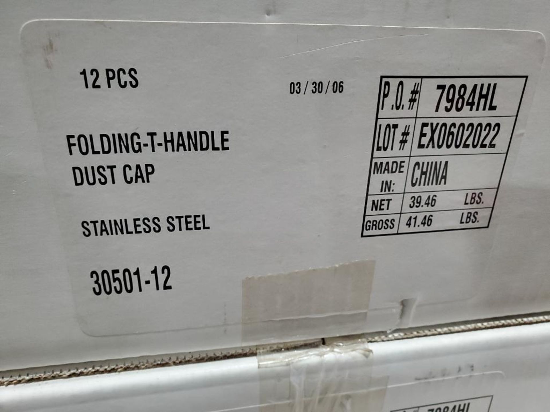 Qty 24 - Folding T-handle door latch. Stainless steel. 2 boxes of 12. - Image 3 of 3