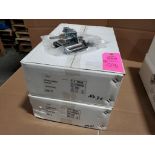 Qty 36 - Folding T-handle non locking door latch. Stainless steel. 3 boxes of 12.