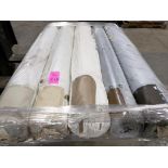 Qty 5 rolls - Various RV upholstery material.