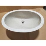 Qty 11 - Alpha undermount solid surface sink.