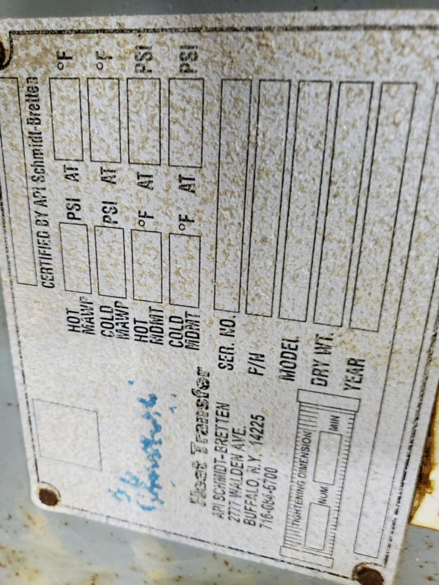 Heat exchanger transfer unit. - Image 5 of 5