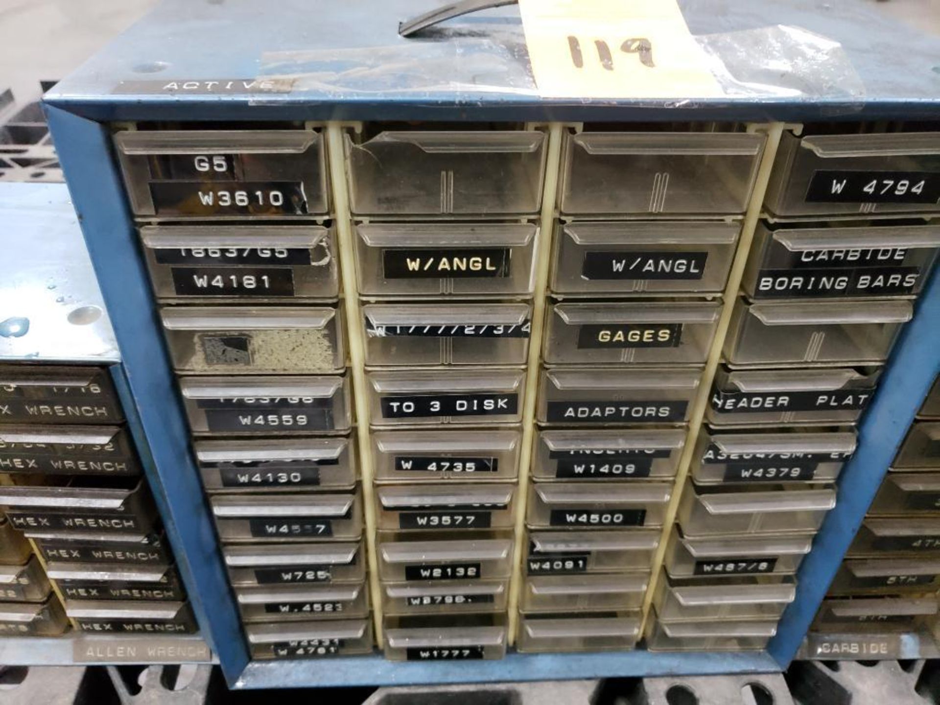 Qty 3 - Small parts storage drawers. - Image 3 of 5