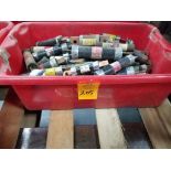 Large assortment of fuses.