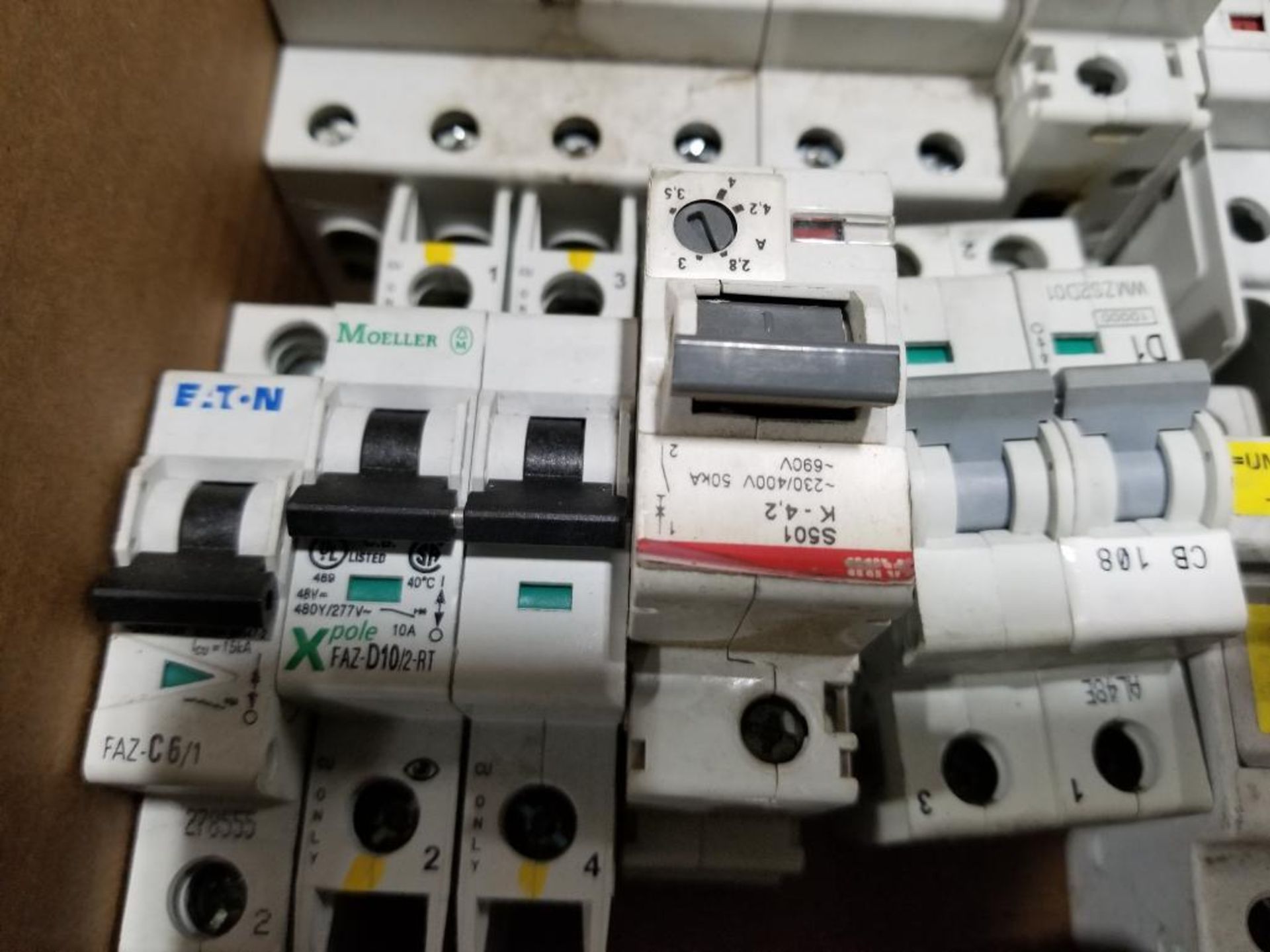 Large assortment of electrical and breakers. - Image 3 of 10