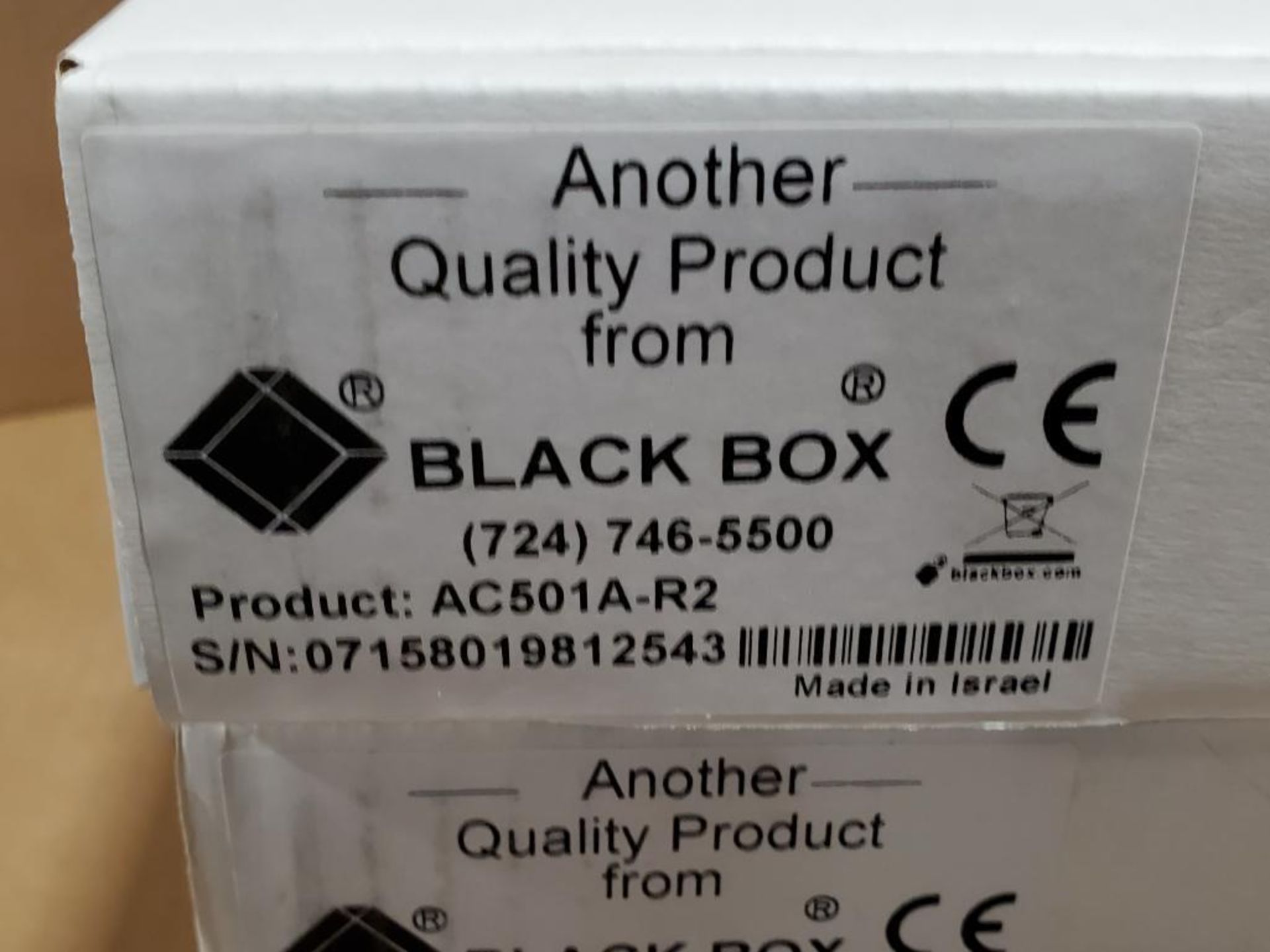 Qty 4 - Black Box. Part number AC501A-R2. - Image 2 of 3