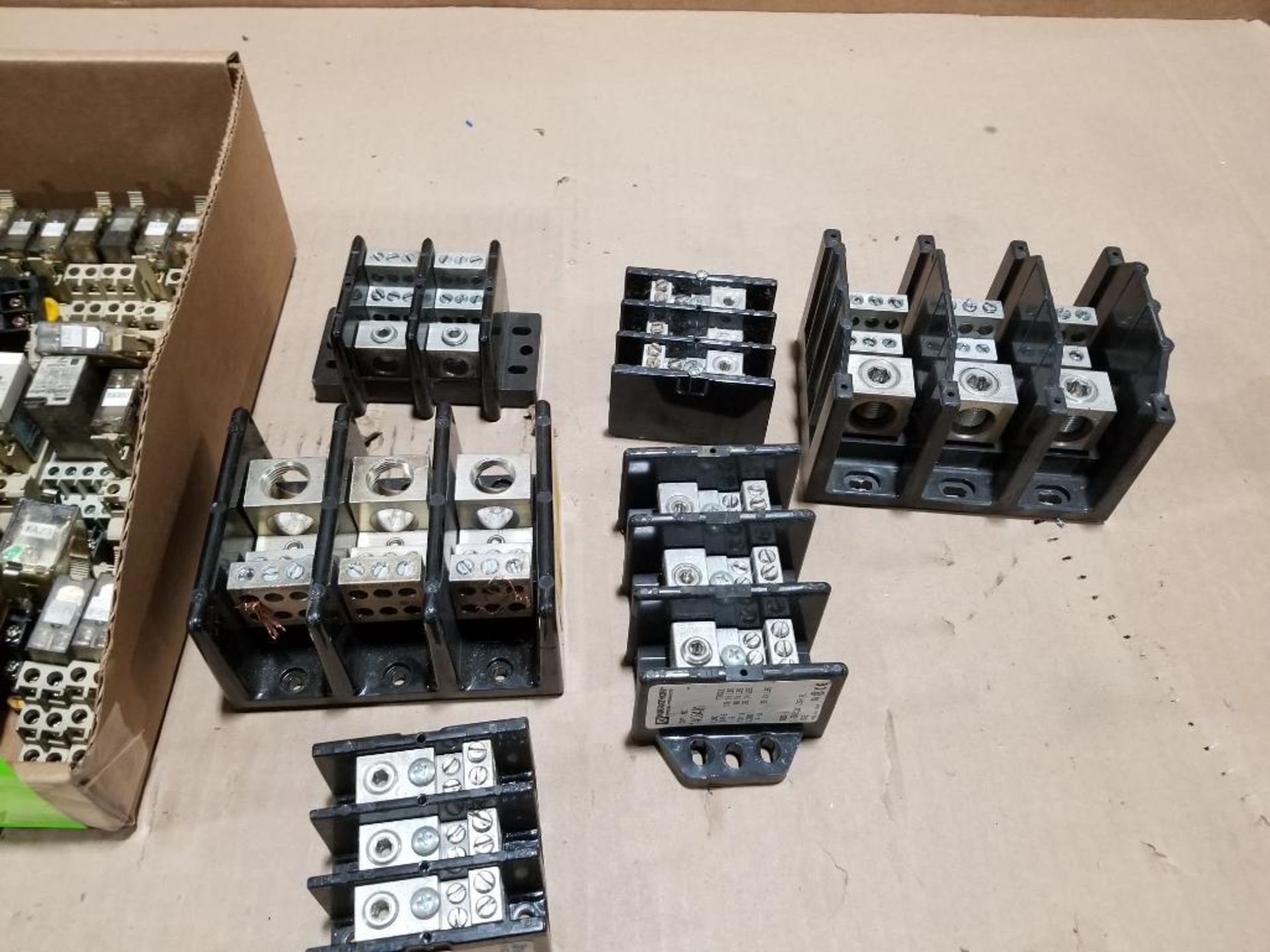 Assorted fuse holders, distribution lugs, and relays. - Image 15 of 15