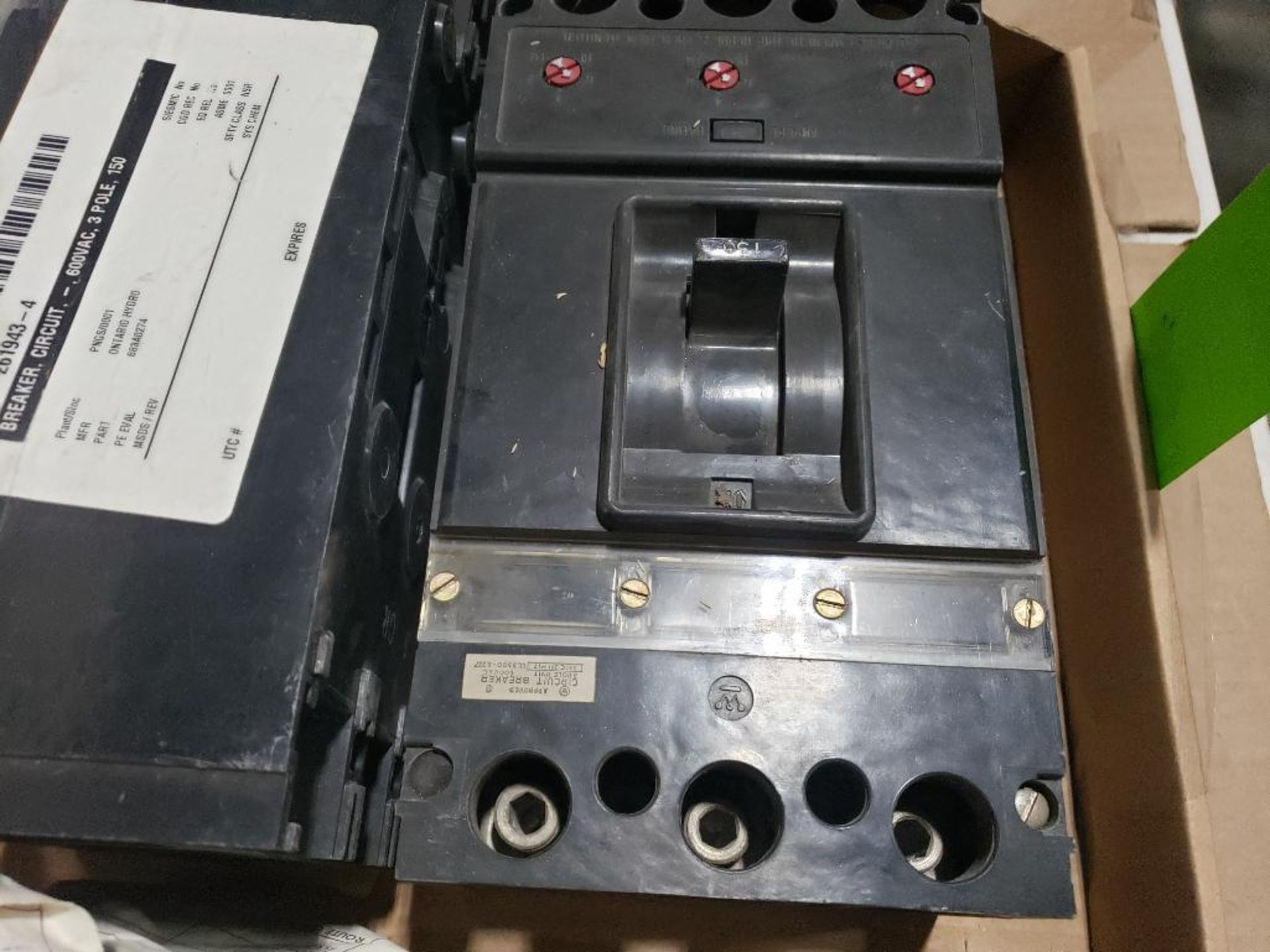 Qty 3 - Molded case breakers. - Image 2 of 8
