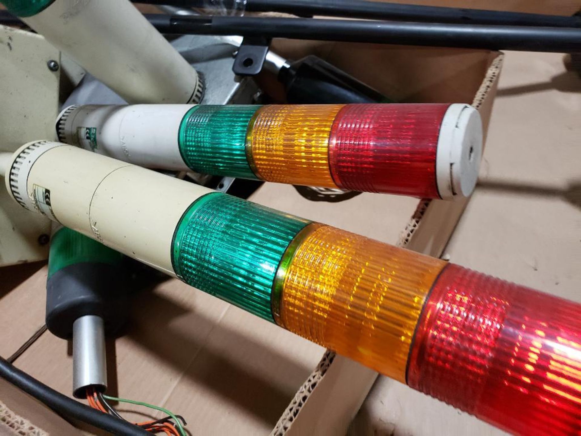 Assorted machine light beacon stacks. - Image 2 of 7