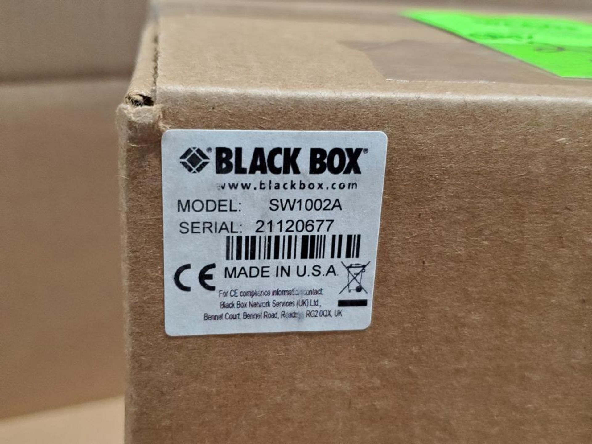 Qty 2 - Black box. Part number SW1002A. - Image 2 of 3