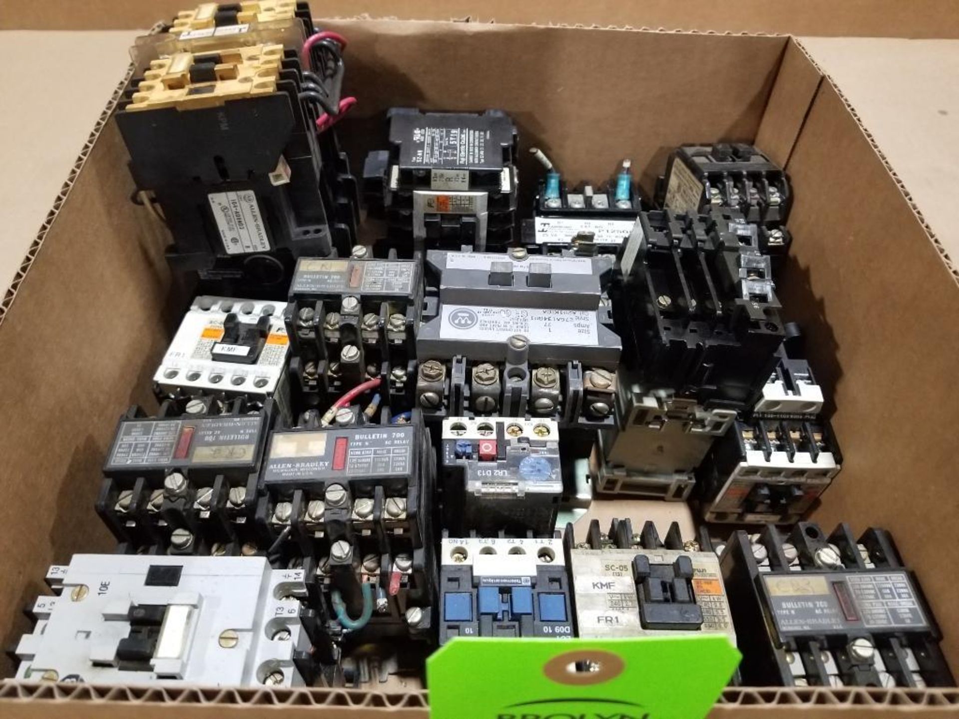 Large assortment of electrical and controls.