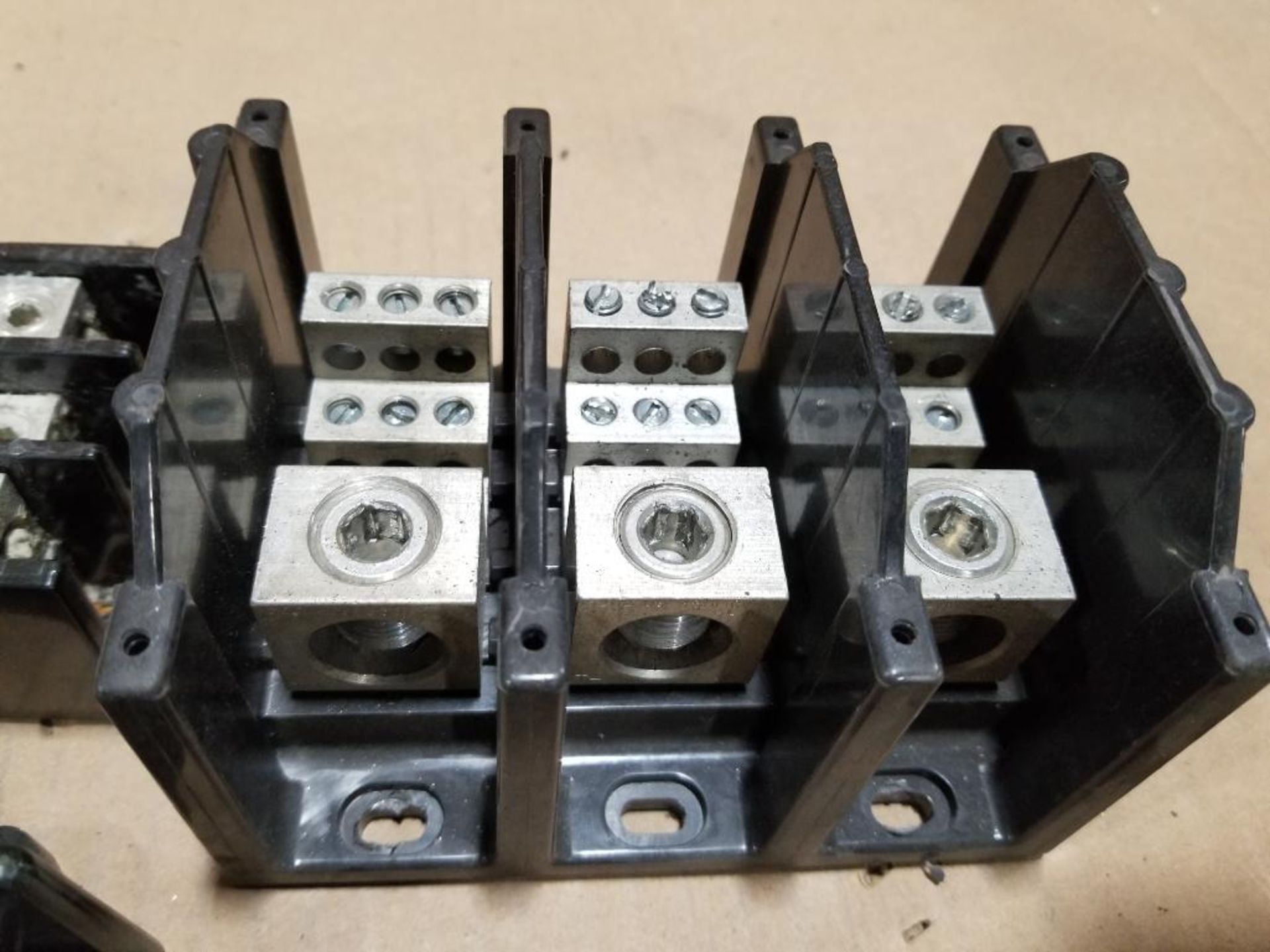 Assorted fuse holders, distribution lugs, and relays. - Image 12 of 15