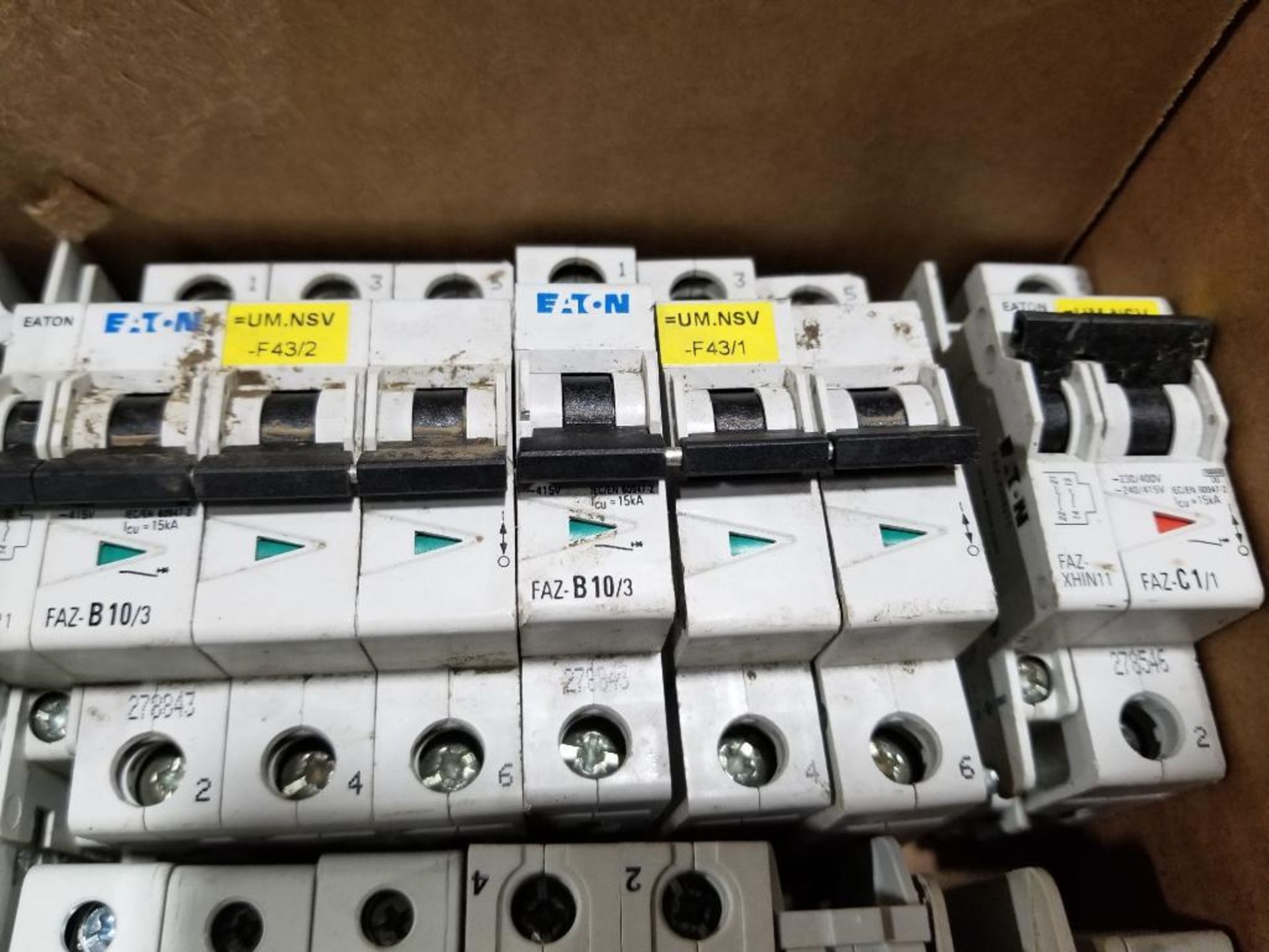 Large assortment of electrical and breakers. - Image 8 of 10