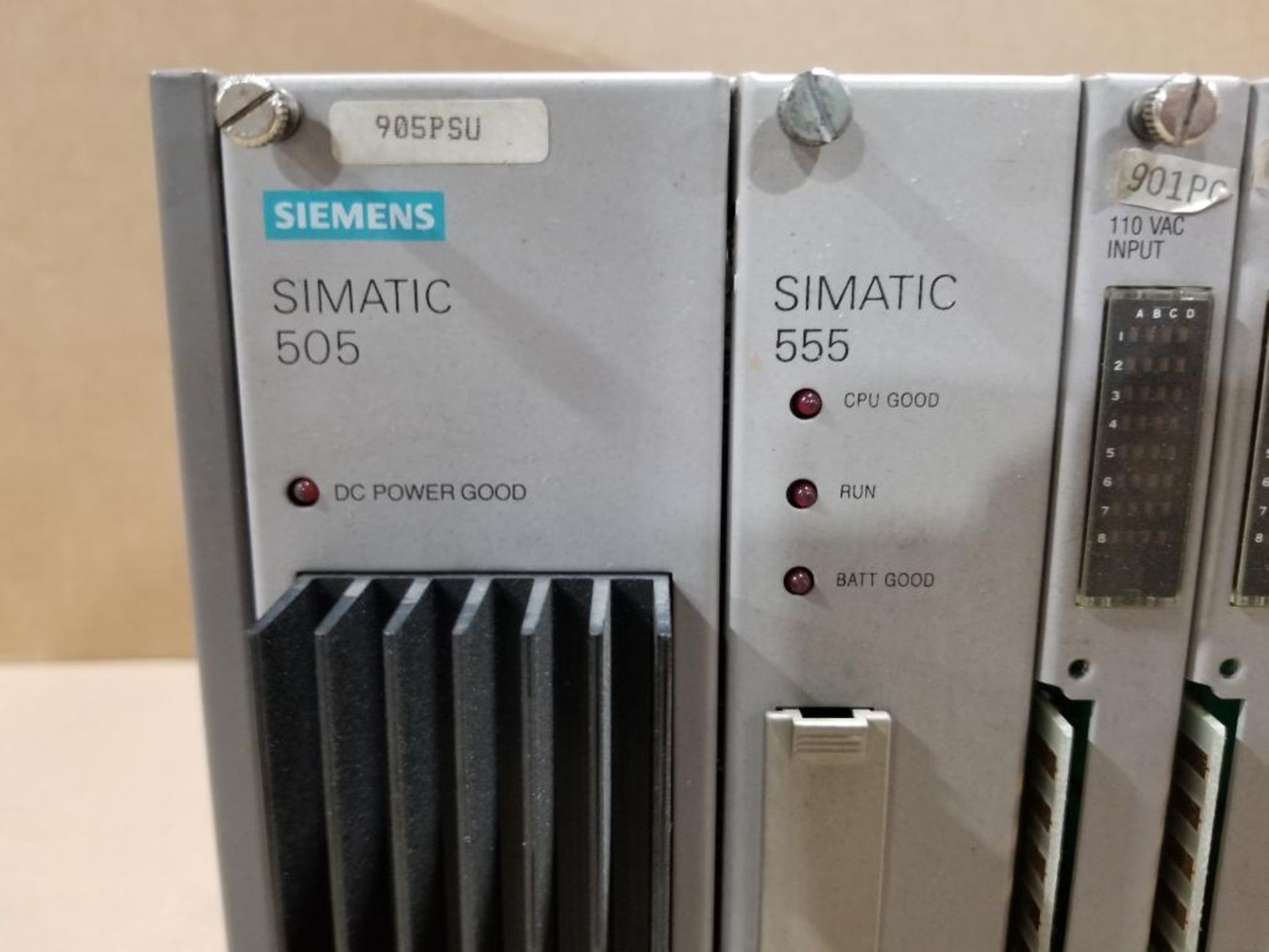 Siemens Simatic PLC rack system. - Image 2 of 4