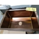 Qty 4 - Copper tone sinks.