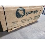 Qty 25 sheets - 19/32in (15mm) sanded plywood. 4ft x 8ft.