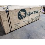 Qty 30 sheets - 19/32in (15mm) sanded plywood. 4ft x 8ft.