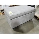 Ottoman with storage and cushions inside.