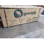 Qty 25 sheets - 1/2in (12mm) sanded plywood. 4ft x 8ft.