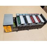 Allen Bradley SLC500 PLC rack.