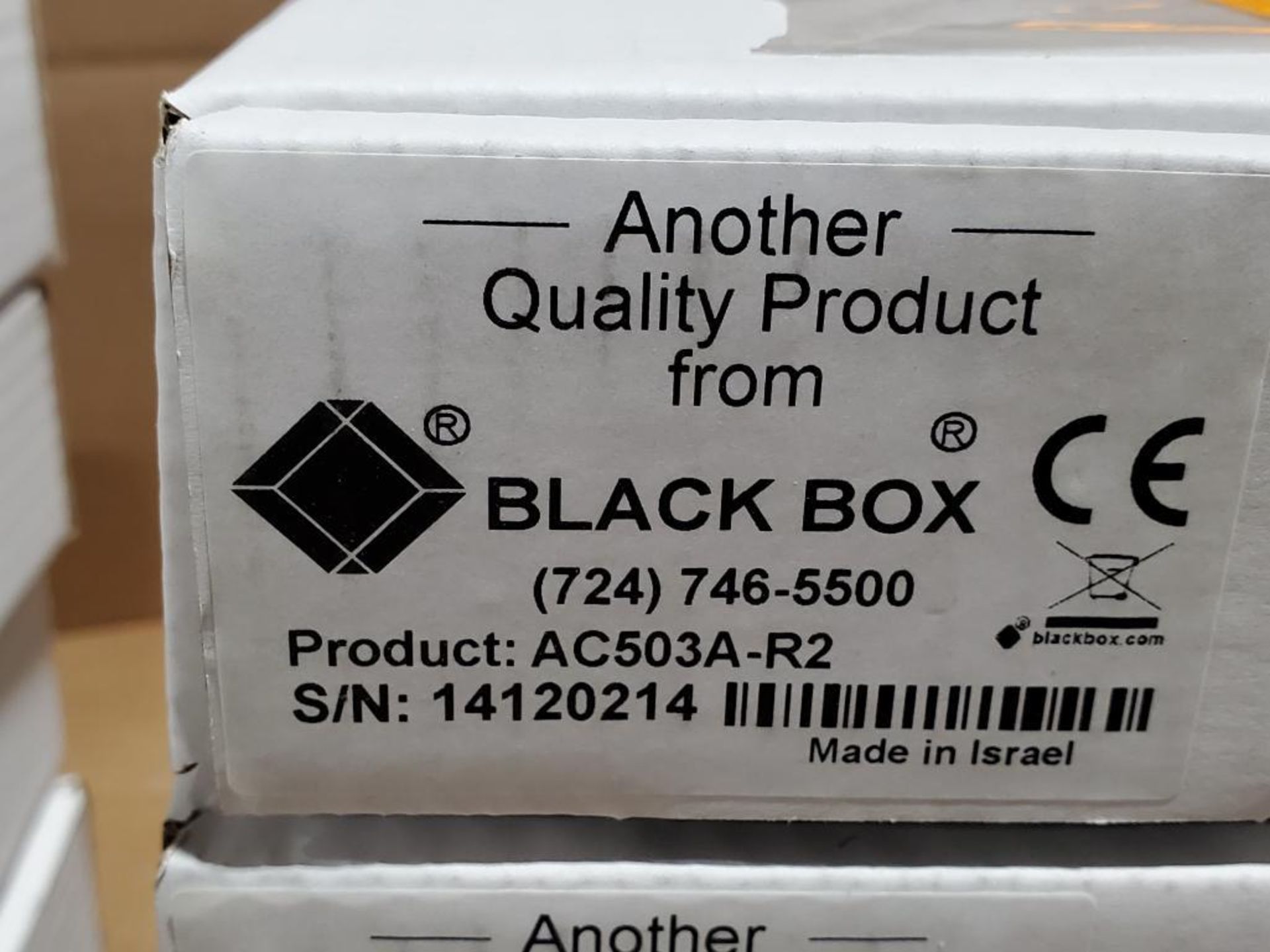 Qty 5 - Black Box video splitter. Part number AC503A-R2. - Image 2 of 3