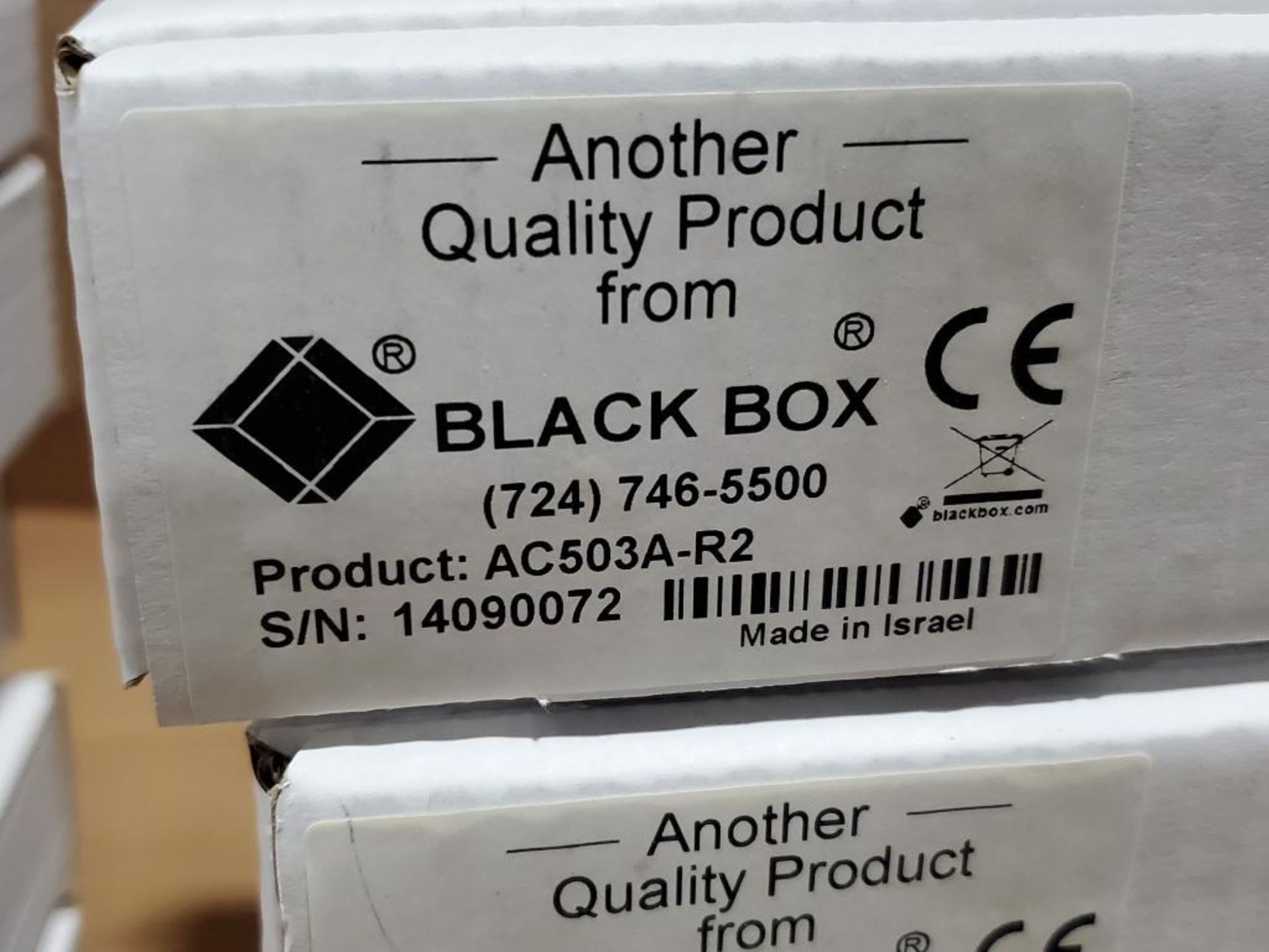 Qty 5 - Black Box video splitter. Part number AC503A-R2. - Image 2 of 3