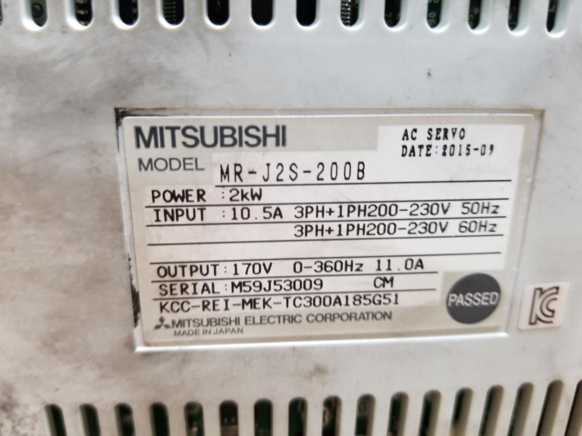 Qty 2 - Mitsubishi drives. - Image 4 of 9