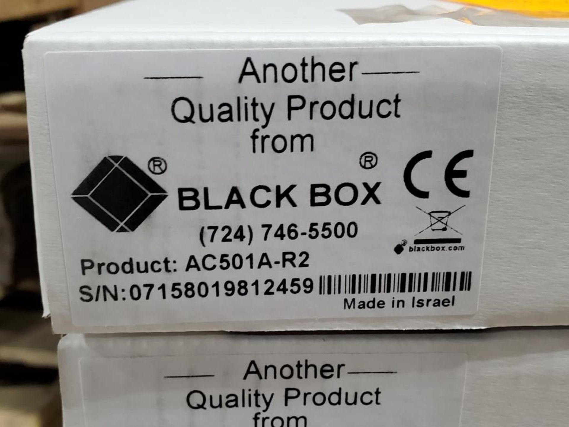 Qty 6 - Black Box video splitter. Part number AC501A-R2. - Image 2 of 3