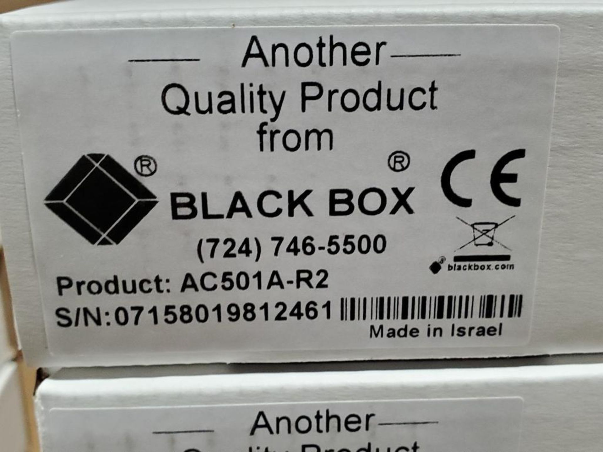 Qty 6 - Black Box video splitter. Part number AC501A-R2. - Image 2 of 3