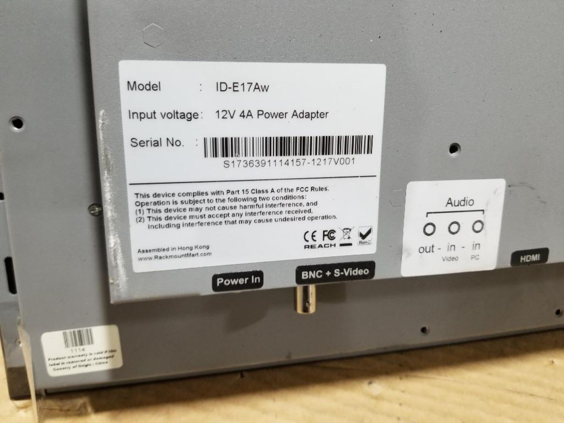 Industrial Monitor. Part number ID-E17Aw. - Image 2 of 3